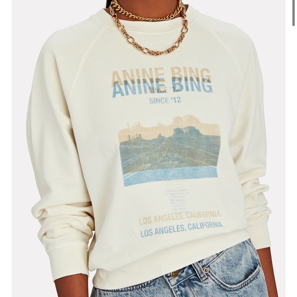 ANINE BING Arlo Desert Road Sweatshirt